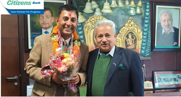 सिटिजन्स बैंकको प्रमुख कार्यकारी अधिकृतमा पुनः पोखरेल नियुक्त